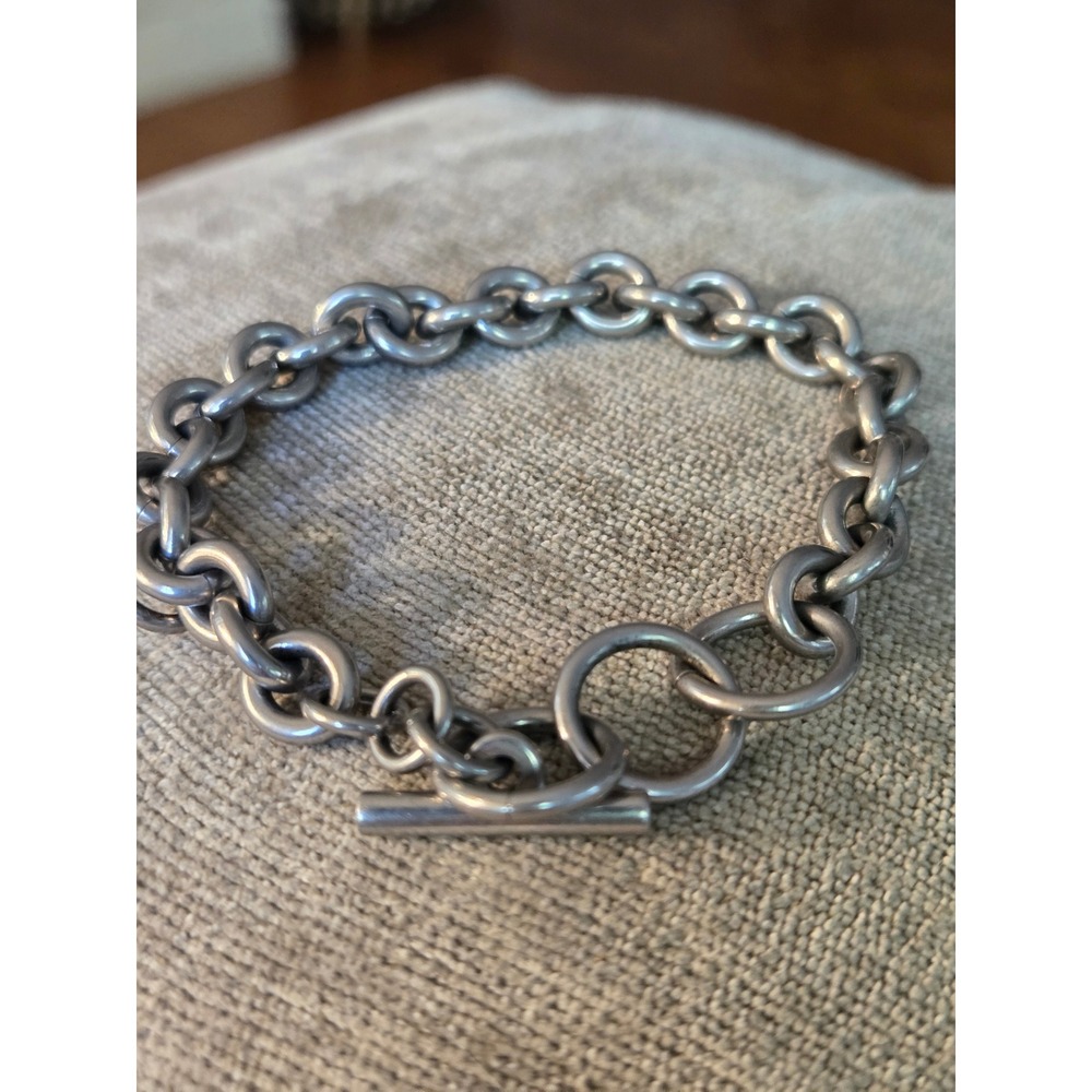 Silvertone Charm Bracelet Ready for Charms Vintage